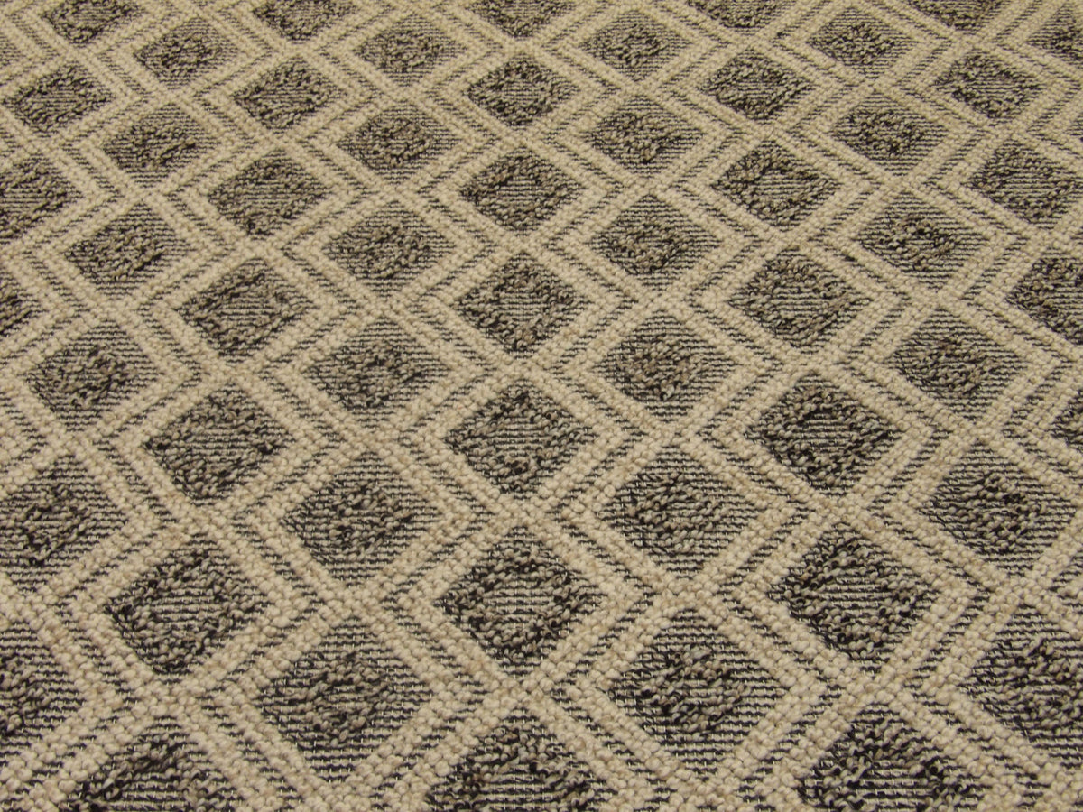Back of hand-knotted rug