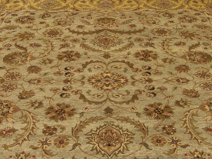 Back of Fine Ziegler Tie Dye hand-knotted rug