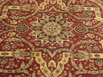 Persian Tabriz wool texture close-up