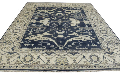Full view of Oushak Ziegler rug