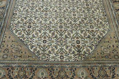 Back of Traditional Fine Bidjar hand-knotted rug
