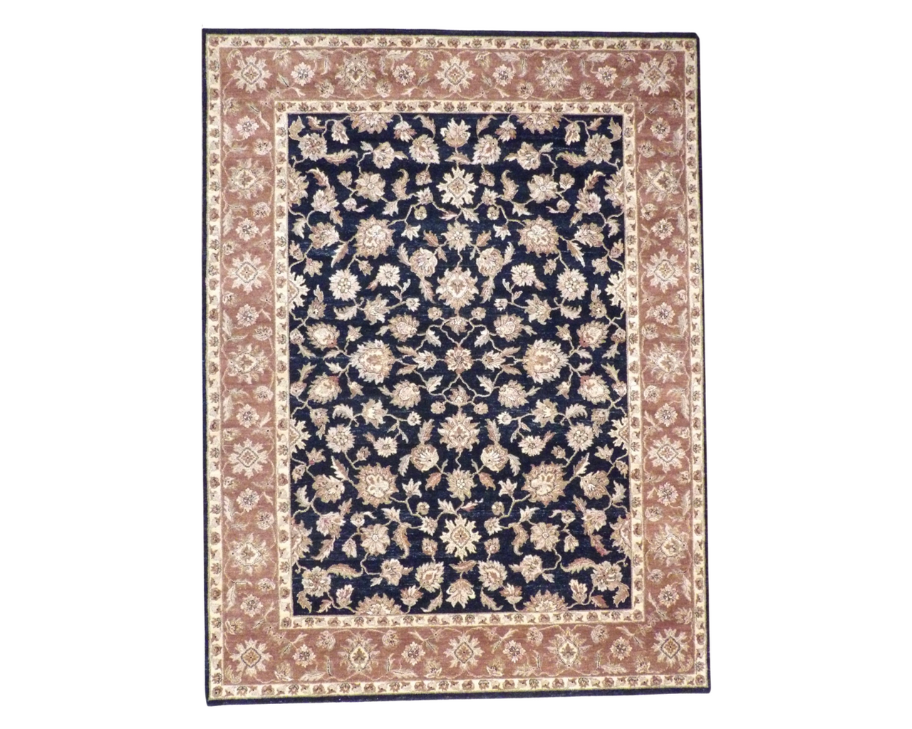 Ziegler Traditional hand-knotted wool rug in Black, 9'0" x 12'0", SKU w240