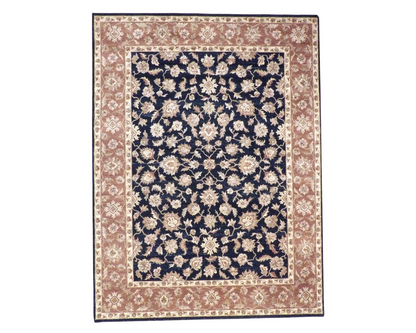 Ziegler Traditional hand-knotted wool rug in Black, 9'0" x 12'0", SKU w240