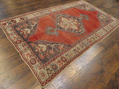 Full view of Antique Vintage Anatolian Khorasan rug