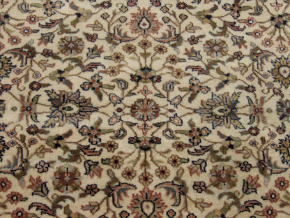 Back of Fine Persian Kashan hand-knotted rug