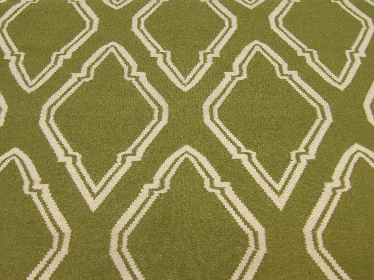 Coastal Flat Weave Indoor/Outdoor Beach rug border detail
