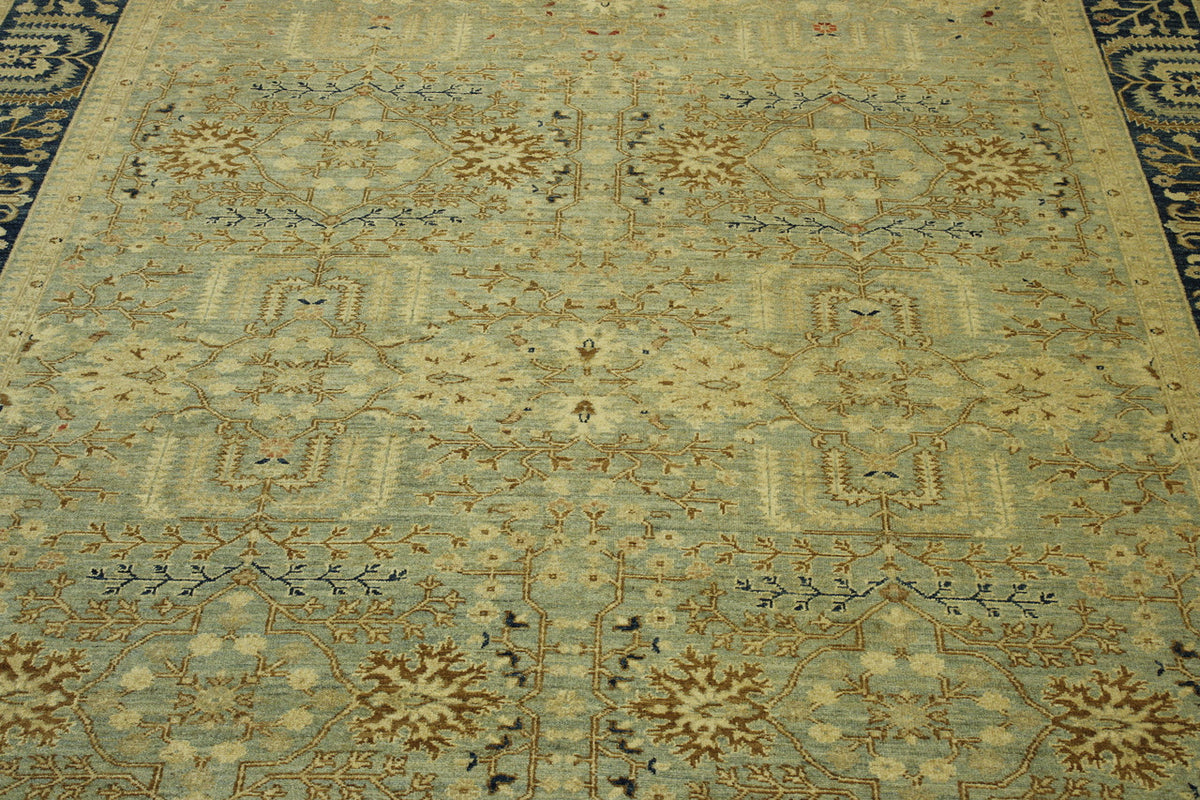 Back of Tribal Vegetable Dye Khorzin hand-knotted rug