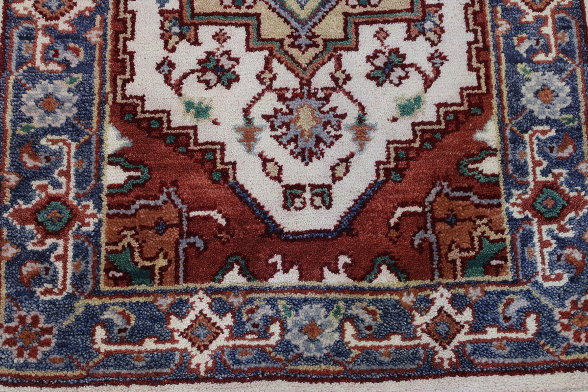 Close-up of wool pile, Beige rug