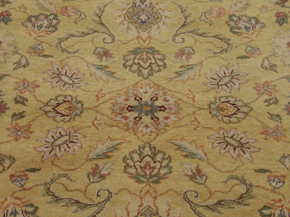 Back of Persian Kashan hand-knotted rug