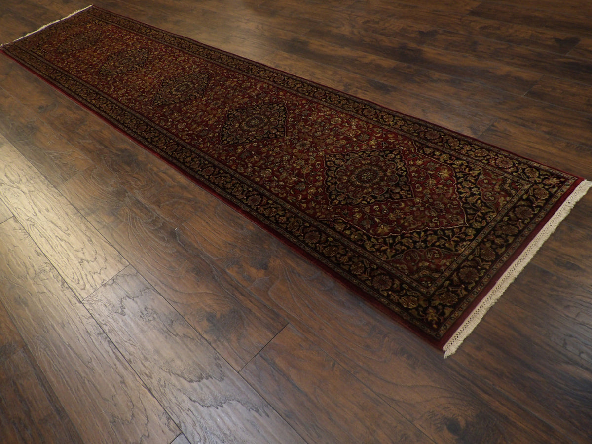 Full length view of Persian Tabriz runner