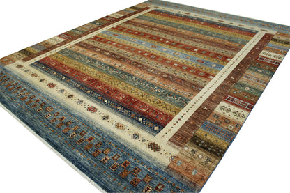 Tribal Khorzin rug corner detail