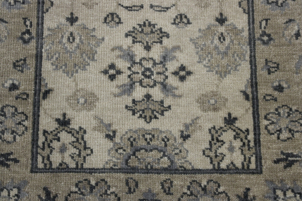 Close-up of wool pile, Beige rug