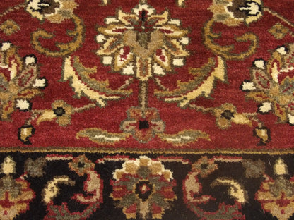 Jaipur Kashan Antique Wash rug border detail