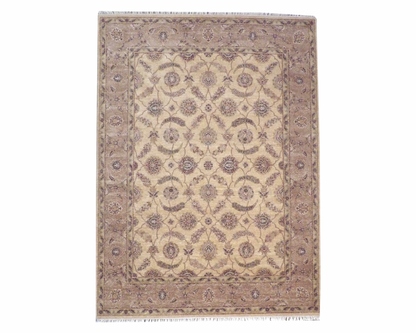 Ziegler Oushak / Peshawar hand-knotted wool rug in Brown, 9'1" x 12'3", SKU w256