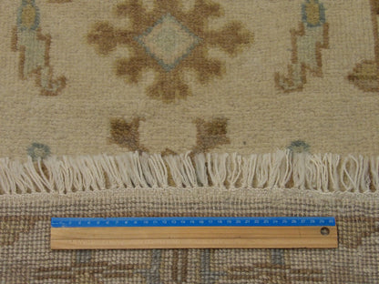 Beige Turk Oushak Natural Dye rug in room setting