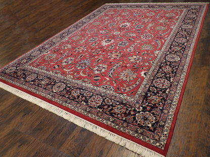 Fine Persian Kashan 9'0"x12'0" Hand-knotted Rug -con3