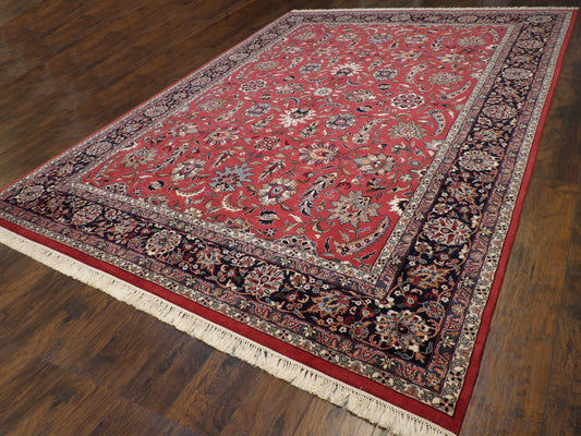 Fine Persian Kashan 9'0"x12'0" Hand-knotted Rug -con3