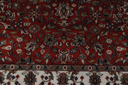 Back of Traditional Mahal Design hand-knotted rug