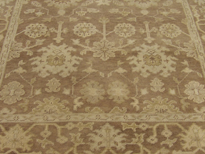 Oushak rug border detail