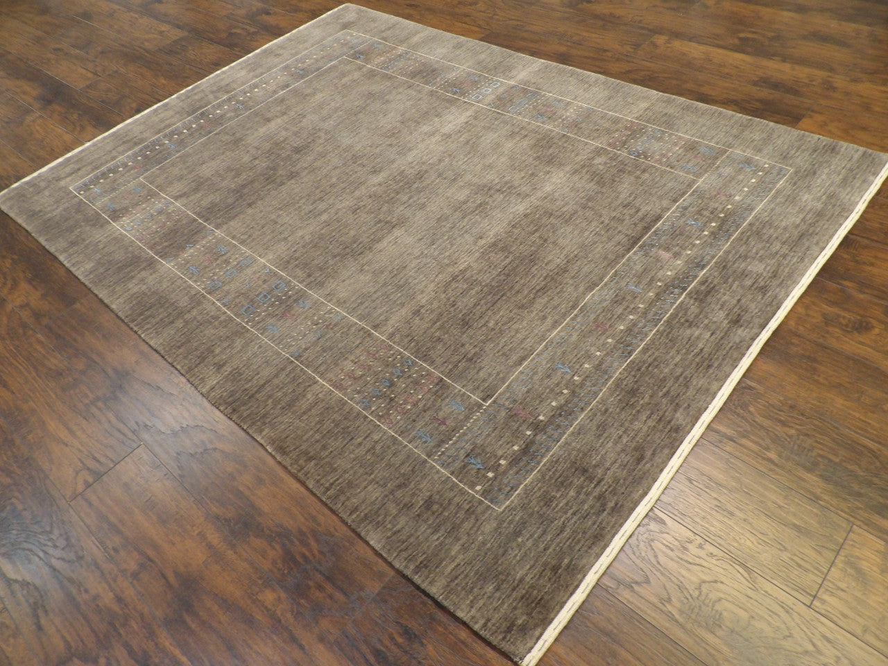 Full view of Tribal Modern Gabbeh Natural Dye KHUS rug