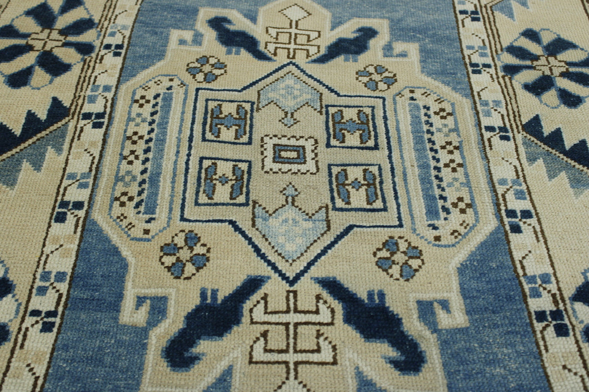 Full view of Oushak Wash Chobi rug