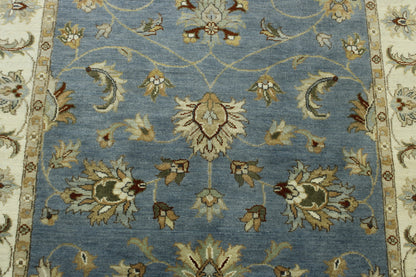 Oushak Indo Ziegler rug corner detail