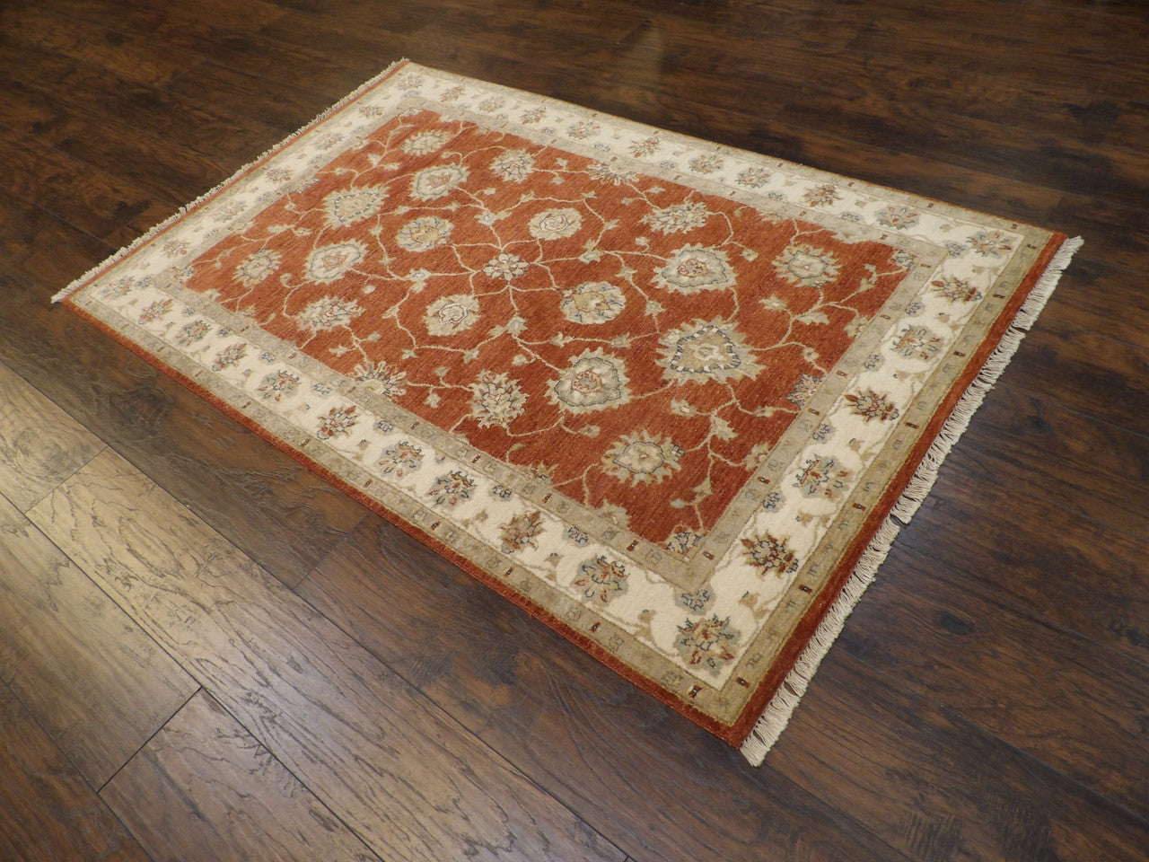 Full view of Indo Chobi Natural Dye rug