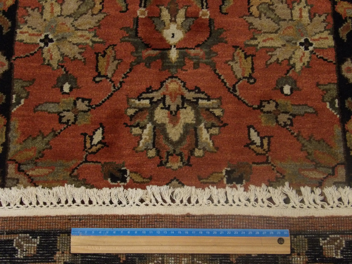 Black & Red Jaipur Kashan Antique Wash rug in room setting