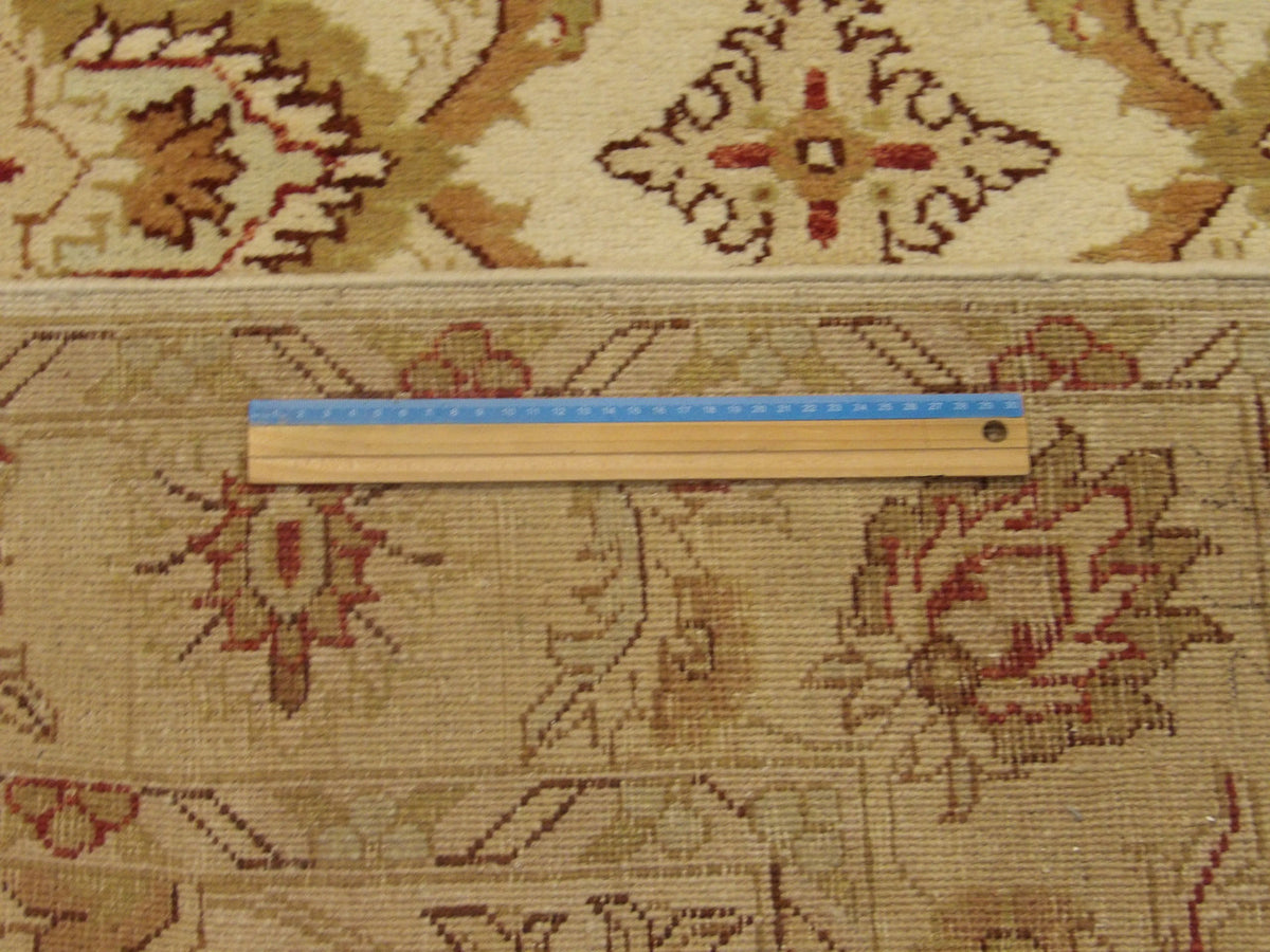 Ivory Ziegler Kashan rug in room setting