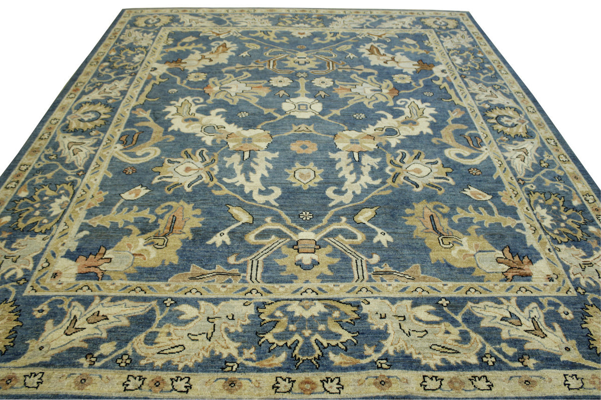 Full view of Oushak Chobi rug