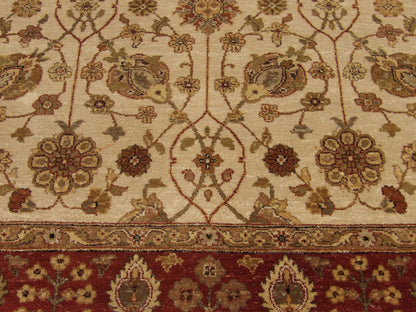 Chobie Antique hand-knotted wool rug in Beige, 6'0" x 9'0", SKU W919