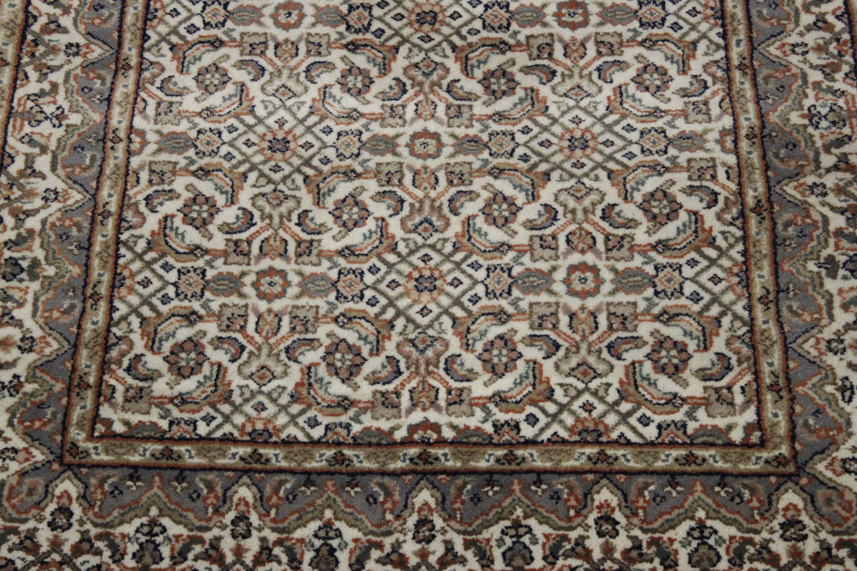 Close-up of wool pile, Beige rug