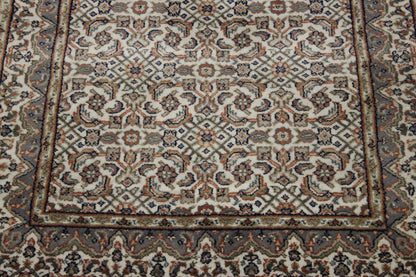 Close-up of wool pile, Beige rug