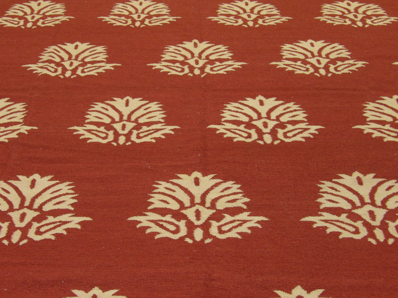 Back of Coastal Flat Weave Indoor/Outdoor Beach hand-knotted rug