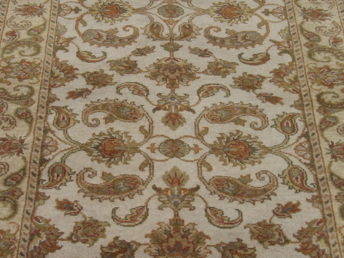 Back of Persian Kashan hand-knotted runner