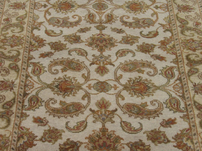 Back of Persian Kashan hand-knotted runner
