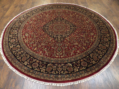 Fine Persian Tabriz rug corner detail