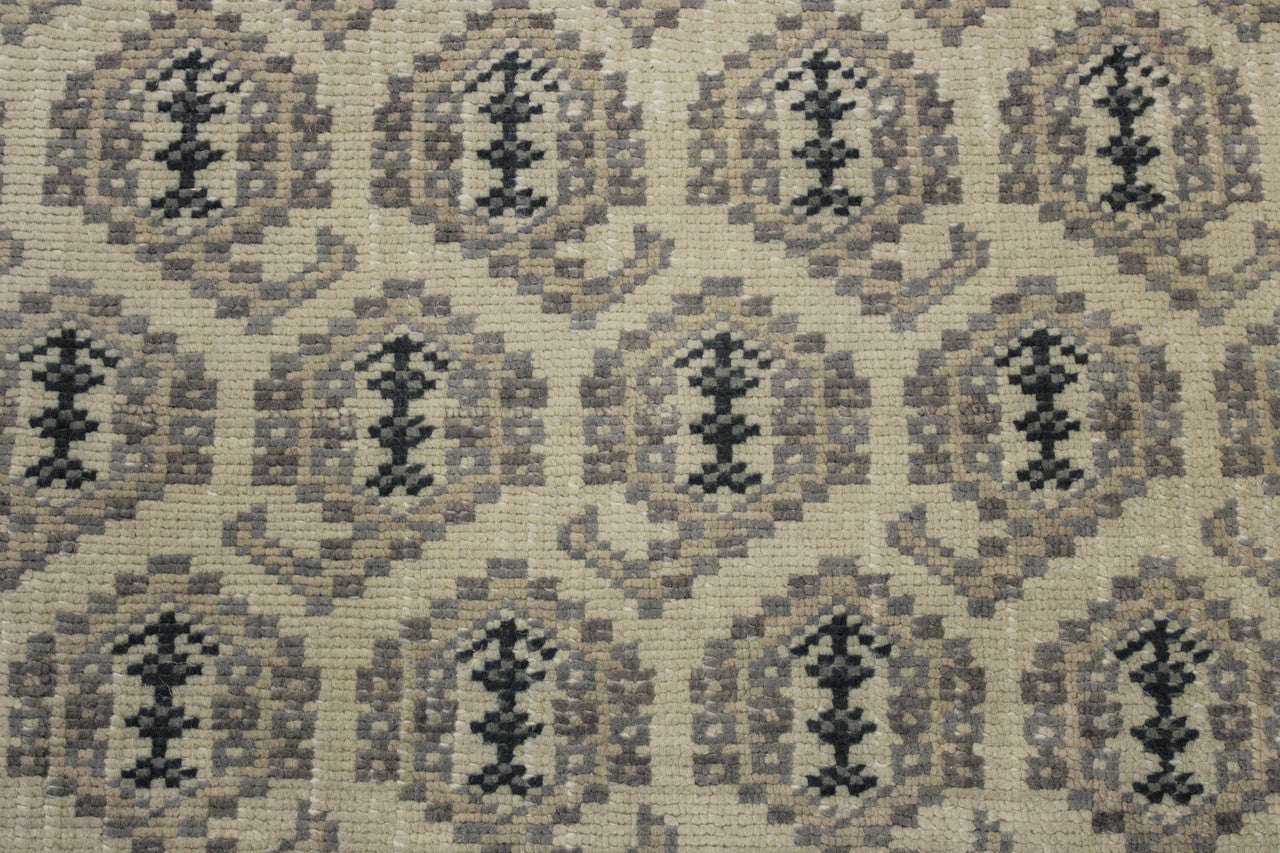 Full view of Oushak Kerman Design rug