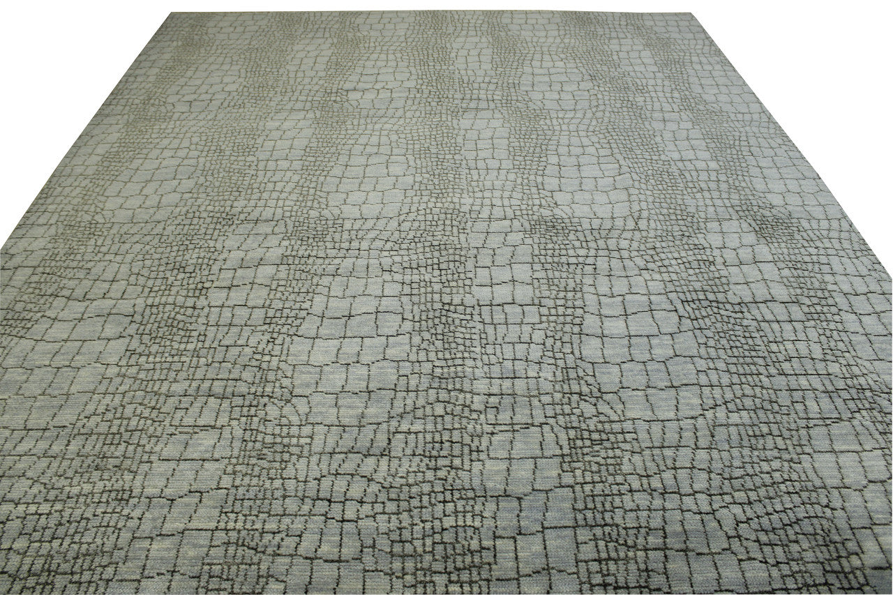 Full view of Modern Jigjag Design rug