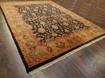 Full view of fine Jaipur Kashan rug
