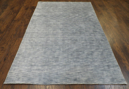Contemporary Silky Plain Tie Dye Design rug corner detail