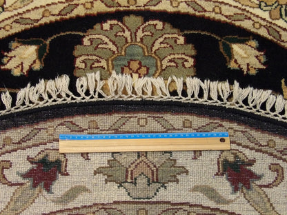 Blue & Beige Jaipur Kashan Antique Wash rug in room setting