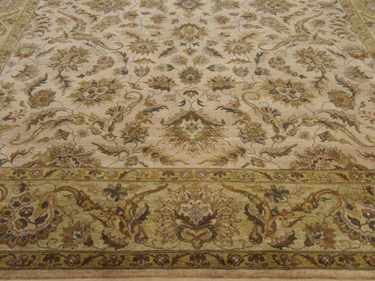 Back of Fine Kashan Tie Dye hand-knotted rug