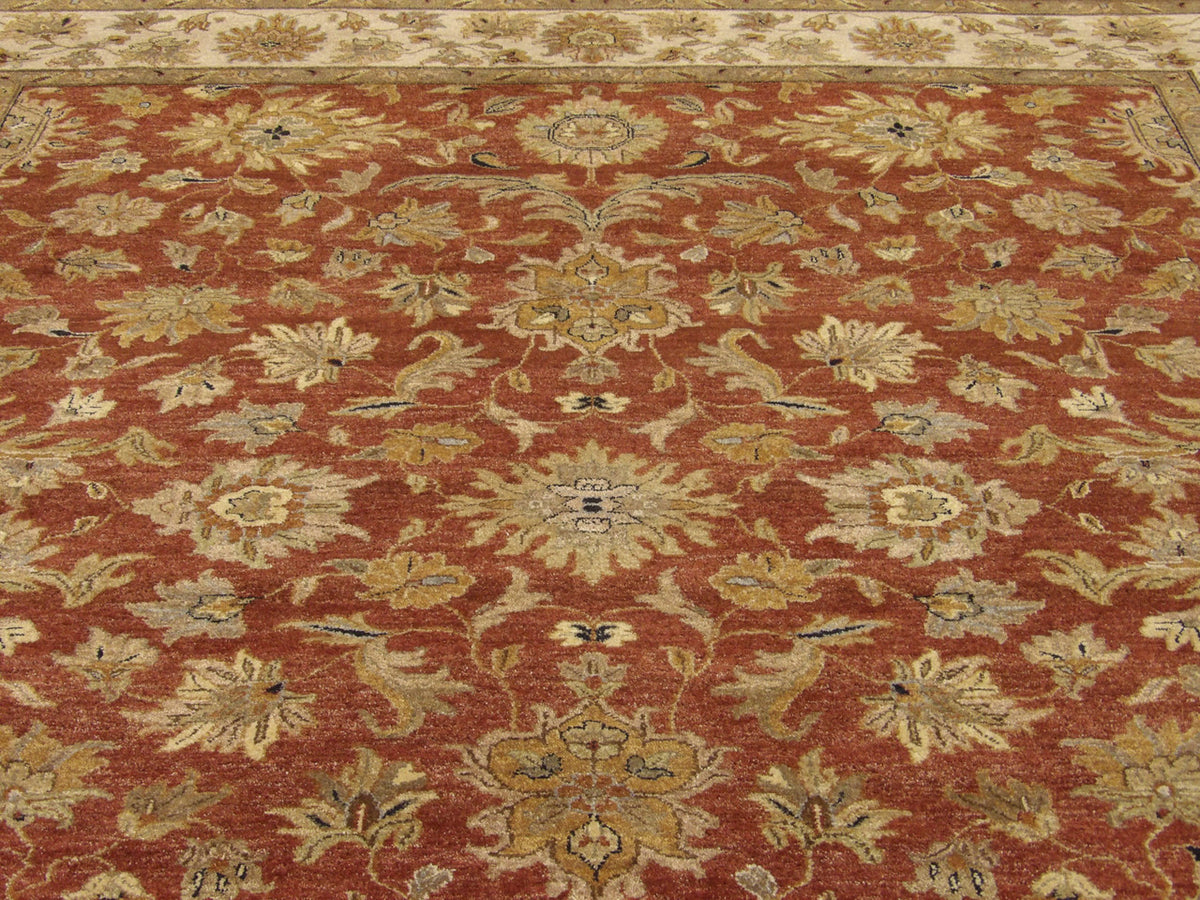 Chobie Oushak / Peshawar hand-knotted wool rug in Brown, 8'0" x 10'0", SKU w995