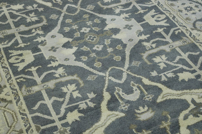 Full view of Oushak Ziegler rug