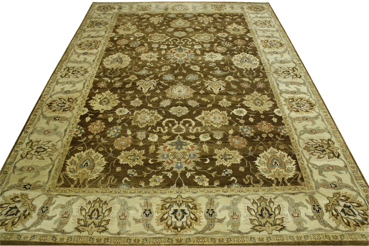 Full view of Traditional Indo Ziegler Chobi rug