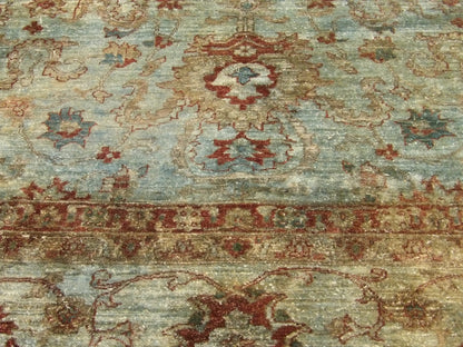 Chobi Oushak rug border detail