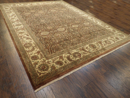 Full view of Persian Mashad rug