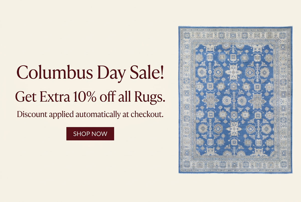 Desktop Columbus Day automatic discount banner