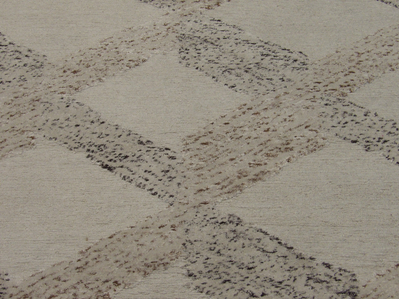Back of modern hand-knotted rug